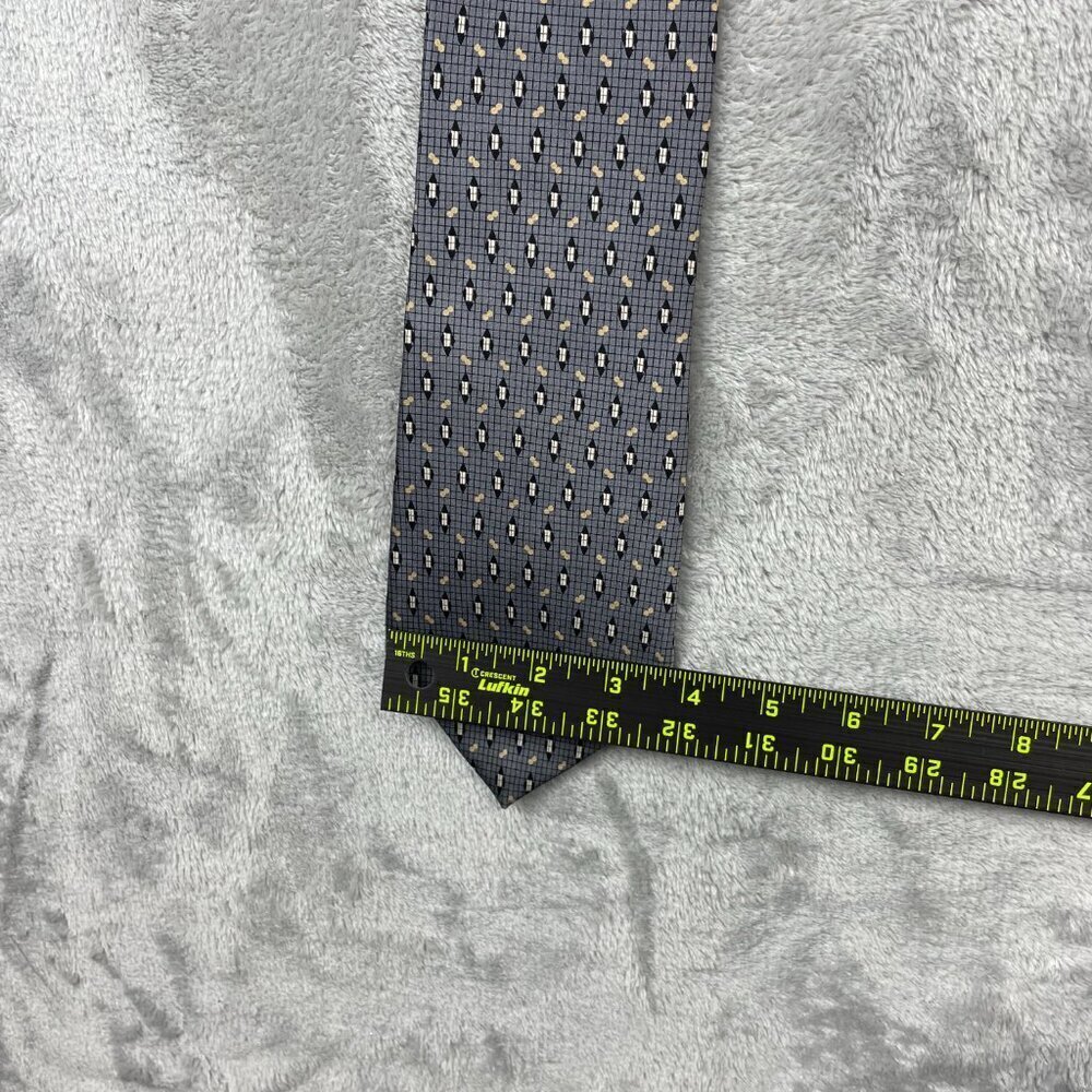 Geoffrey Beene Men's Classic 100% Silk Neck Tie Made in the USA - Picture 3 of 6